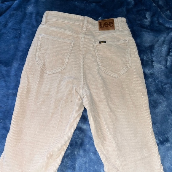Lee Light Beige Corduroy Pants - Picture 2 of 5